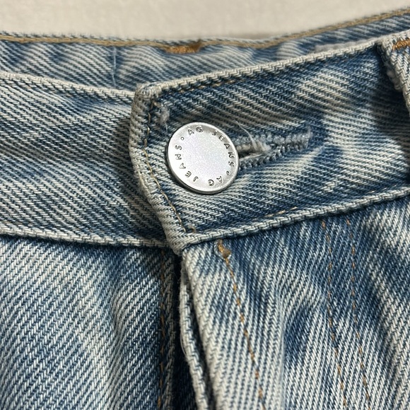 AG Alexxis high rise vintage straight jean size 29 light wash long baggy relaxed - Picture 4 of 13
